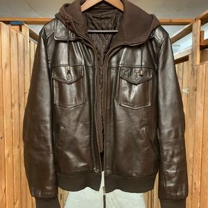 Men’s Leather Jacket - Medium